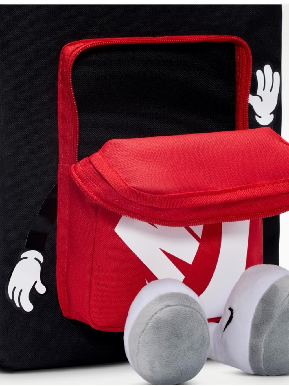 Nike Black and Red Logo Character Backpack - Men's - Picture 5 of 5